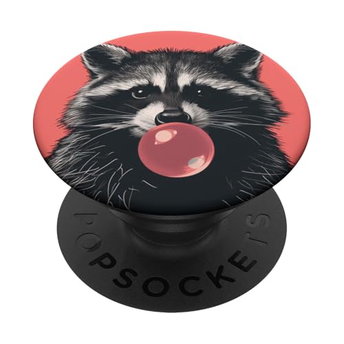 Süße Retro-Brille Waschbär PopSockets Klebender PopGrip Süße Retro-Brille Waschbär PopSockets Klebender PopGrip von Animal Lover Raccoon Accessories