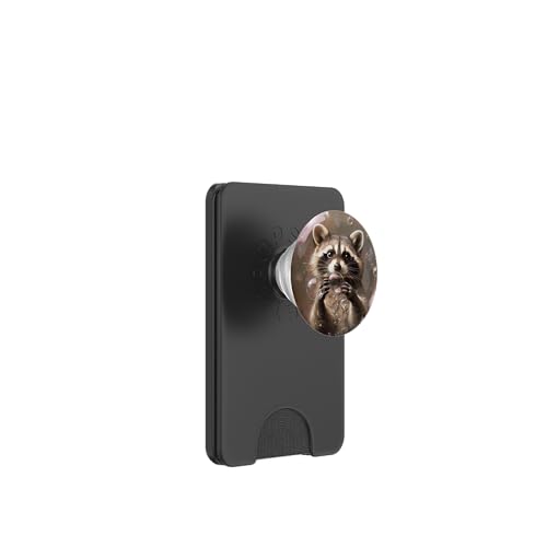 Süßer Waschbär spielt mit Seifenblasen PopSockets PopWallet für MagSafe Süßer Waschbär spielt mit Seifenblasen PopSockets PopWallet für MagSafe von Animal Lover Raccoon Accessories