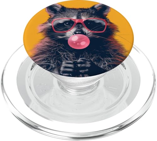 Waschbär Bubble Gum Lustig PopSockets PopGrip für MagSafe Waschbär Bubble Gum Lustig PopSockets PopGrip für MagSafe von Animal Lover Raccoon Accessories