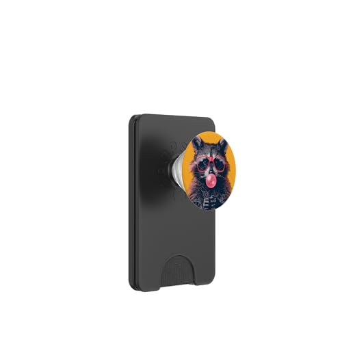 Waschbär Bubble Gum Lustig PopSockets PopWallet für MagSafe Waschbär Bubble Gum Lustig PopSockets PopWallet für MagSafe von Animal Lover Raccoon Accessories