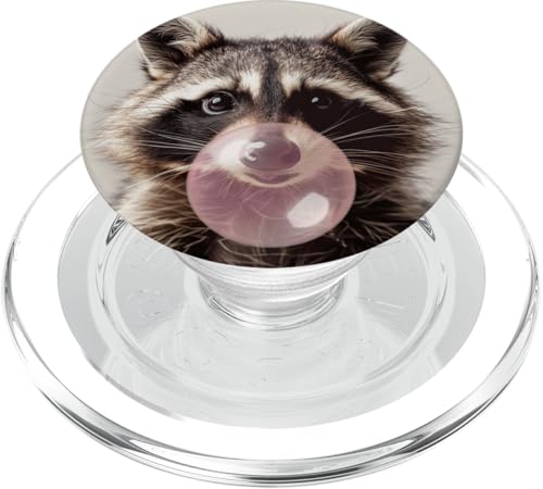 Waschbär Kaugummi PopSockets PopGrip für MagSafe Waschbär Kaugummi PopSockets PopGrip für MagSafe von Animal Lover Raccoon Accessories