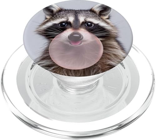 Waschbär Kaugummi PopSockets PopGrip für MagSafe Waschbär Kaugummi PopSockets PopGrip für MagSafe von Animal Lover Raccoon Accessories