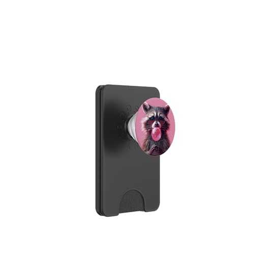 Waschbär Kaugummi PopSockets PopWallet für MagSafe Waschbär Kaugummi PopSockets PopWallet für MagSafe von Animal Lover Raccoon Accessories