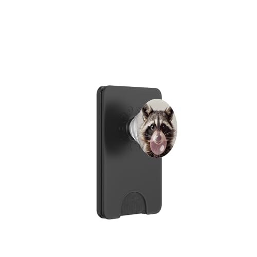Waschbär Kaugummi PopSockets PopWallet für MagSafe Waschbär Kaugummi PopSockets PopWallet für MagSafe von Animal Lover Raccoon Accessories