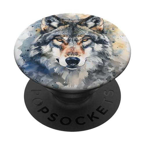 Wolfsliebhaber Wolfsrudel Wolfgang Wildlife Tier Wölfe PopSockets Klebender PopGrip Wolfsliebhaber Wolfsrudel Wolfgang Wildlife Tier Wölfe PopSockets Klebender PopGrip von Animal Lover Wolf Accessories