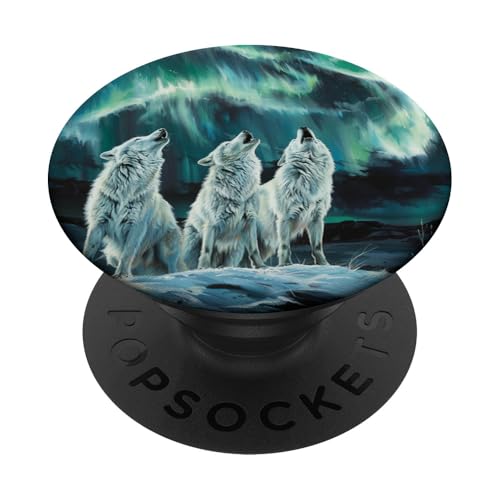Wolfsliebhaber Wolfsrudel Wolfgang Wildlife Tier Wölfe PopSockets Klebender PopGrip Wolfsliebhaber Wolfsrudel Wolfgang Wildlife Tier Wölfe PopSockets Klebender PopGrip von Animal Lover Wolf Accessories