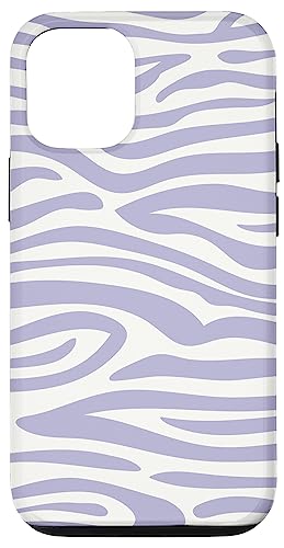 Hülle für iPhone 15 Fliederfarbener Tiger-Druck von Animal Print Co.