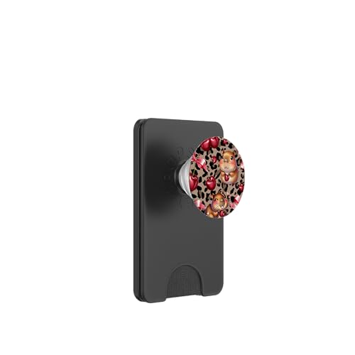 Adrette Mädchen Kokette Leopard Gepard Kirsche Schleife Capybara PopSockets PopWallet für MagSafe Adrette Mädchen Kokette Leopard Gepard Kirsche Schleife Capybara PopSockets PopWallet für MagSafe von Animal Print Cute And Fun