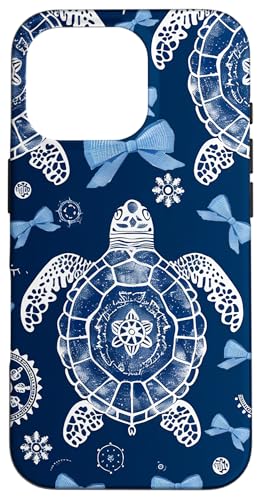 Niedliche Meerestiere, indigoblau, Valentinstag, Mädchen, Schildkröten und Schleifen Hülle für iPhone 16 Pro Niedliche Meerestiere, indigoblau, Valentinstag, Mädchen, Schildkröten und Schleifen Hülle für iPhone 16 Pro von Animal Print Cute And Fun