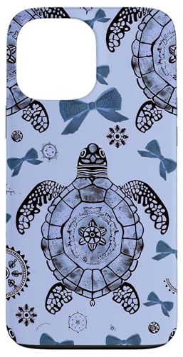 Pastellblaue niedliche Meerestiere Valentinstag Mädchen Schildkröten und Schleifen Hülle für iPhone 13 Pro Max Pastellblaue niedliche Meerestiere Valentinstag Mädchen Schildkröten und Schleifen Hülle für iPhone 13 Pro Max von Animal Print Cute And Fun
