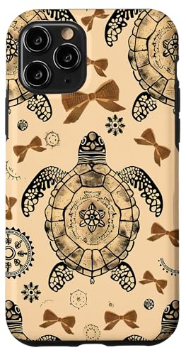 Süßes Meerestier mit Schildkröten und Bögen zum Valentinstag, taupebraun Hülle für iPhone 11 Pro Süßes Meerestier mit Schildkröten und Bögen zum Valentinstag, taupebraun Hülle für iPhone 11 Pro von Animal Print Cute And Fun