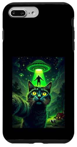 Cat Ufo Selfie Bigfoot Alien Abduktion Sci-Fi für Katzenliebhaber Hülle für iPhone 7 Plus/8 Plus Cat Ufo Selfie Bigfoot Alien Abduktion Sci-Fi für Katzenliebhaber Hülle für iPhone 7 Plus/8 Plus von Animal Selfie Designs