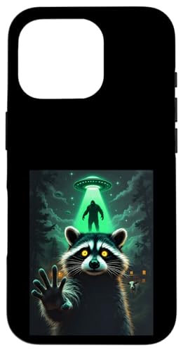Feral Waschbär Ufo Selfie Bigfoot Alien Entführung Sci-Fi Hülle für iPhone 16 Pro Feral Waschbär Ufo Selfie Bigfoot Alien Entführung Sci-Fi Hülle für iPhone 16 Pro von Animal Selfie Designs