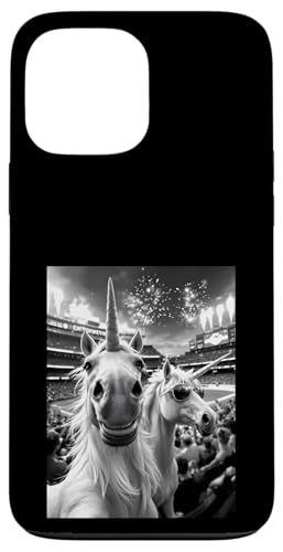 Lustiges Baseball-Einhorn-Selfie Hülle für iPhone 13 Pro Max von Animal Selfie Designs