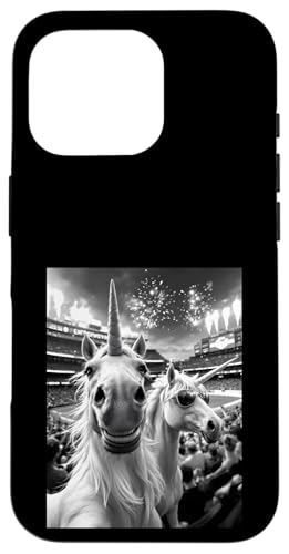 Lustiges Baseball-Einhorn-Selfie Hülle für iPhone 16 Pro von Animal Selfie Designs