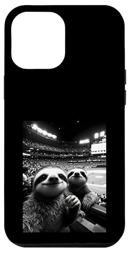 Lustiges Baseball Faultier Selfie Hülle für iPhone 12 Pro Max von Animal Selfie Designs
