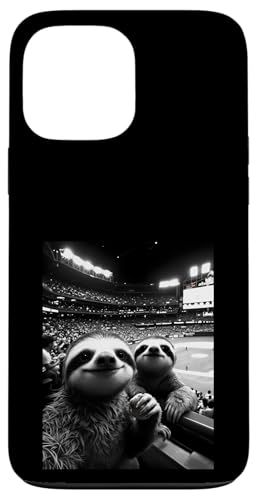 Lustiges Baseball Faultier Selfie Hülle für iPhone 13 Pro Max von Animal Selfie Designs