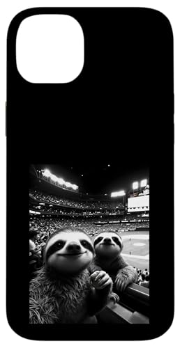 Lustiges Baseball Faultier Selfie Hülle für iPhone 14 Plus von Animal Selfie Designs