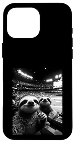 Lustiges Baseball Faultier Selfie Hülle für iPhone 16 Pro Max von Animal Selfie Designs