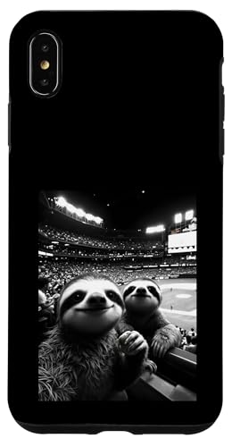Lustiges Baseball Faultier Selfie Hülle für iPhone XS Max von Animal Selfie Designs