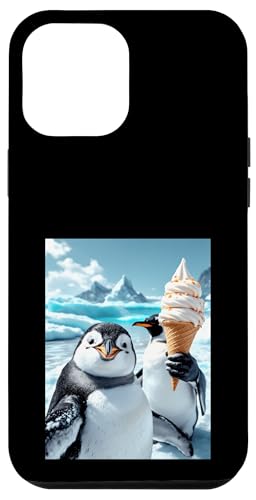 Lustiges Eiscreme-Pinguin-Selfie Hülle für iPhone 12 Pro Max von Animal Selfie Designs