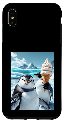 Lustiges Eiscreme-Pinguin-Selfie Hülle für iPhone XS Max von Animal Selfie Designs