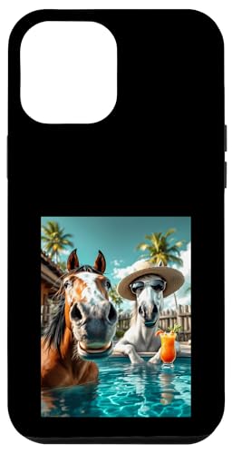 Lustiges Pferd für den Sommer Hülle für iPhone 12 Pro Max von Animal Selfie Designs