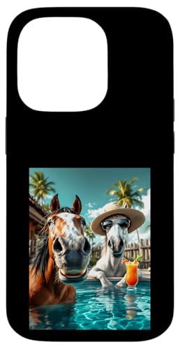 Lustiges Pferd für den Sommer Hülle für iPhone 14 Pro Lustiges Pferd für den Sommer Hülle für iPhone 14 Pro von Animal Selfie Designs