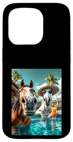 Lustiges Pferd für den Sommer Hülle für iPhone 15 Pro Lustiges Pferd für den Sommer Hülle für iPhone 15 Pro von Animal Selfie Designs