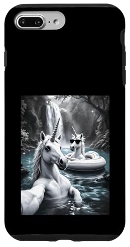 Sommer-Einhorn-Selfie Hülle für iPhone 7 Plus/8 Plus von Animal Selfie Designs