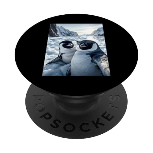 South Pole Lustiges Pinguin-Selfie PopSockets Klebender PopGrip South Pole Lustiges Pinguin-Selfie PopSockets Klebender PopGrip von Animal Selfie Designs