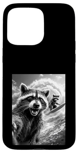 Surfer Waschbär Selfie Surfen Surfer Junge Surfer Mädchen Hülle für iPhone 15 Pro Max Surfer Waschbär Selfie Surfen Surfer Junge Surfer Mädchen Hülle für iPhone 15 Pro Max von Animal Selfie Designs