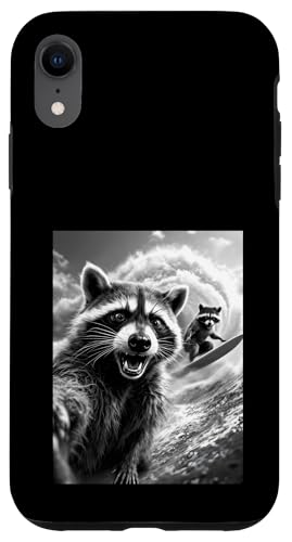 Surfer Waschbär Selfie Surfen Surfer Junge Surfer Mädchen Hülle für iPhone XR von Animal Selfie Designs