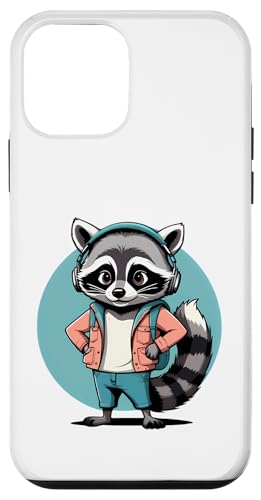 Cooler Waschbär im Vintage Cartoon Stil mit Kopfhörern Hülle für iPhone 12 mini Cooler Waschbär im Vintage Cartoon Stil mit Kopfhörern Hülle für iPhone 12 mini von Animals of the World - Raccoon
