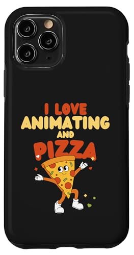 Animierendes Design, I Love Animating And Pizza Hülle für iPhone 11 Pro Animierendes Design, I Love Animating And Pizza Hülle für iPhone 11 Pro von Animating Stuff