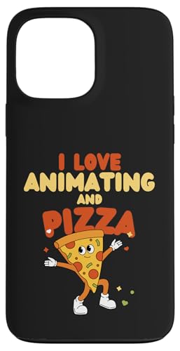 Animierendes Design, I Love Animating And Pizza Hülle für iPhone 13 Pro Max von Animating Stuff