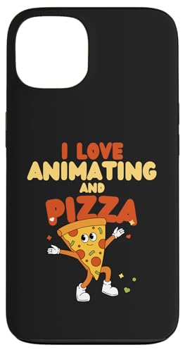 Animierendes Design, I Love Animating And Pizza Hülle für iPhone 13 von Animating Stuff