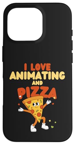 Animierendes Design, I Love Animating And Pizza Hülle für iPhone 16 Pro Animierendes Design, I Love Animating And Pizza Hülle für iPhone 16 Pro von Animating Stuff