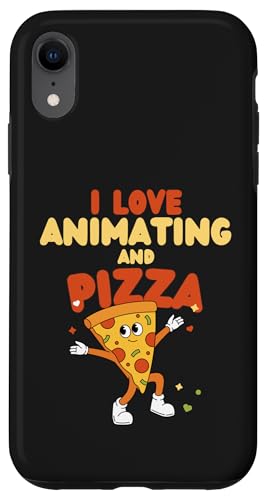 Animierendes Design, I Love Animating And Pizza Hülle für iPhone XR Animierendes Design, I Love Animating And Pizza Hülle für iPhone XR von Animating Stuff