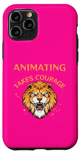 Animierendes Design, animieren nimmt Mut, Löwe Hülle für iPhone 11 Pro Animierendes Design, animieren nimmt Mut, Löwe Hülle für iPhone 11 Pro von Animating Stuff