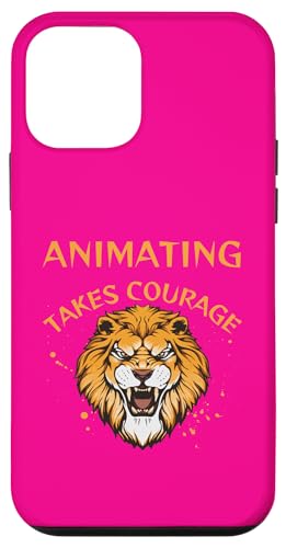 Animierendes Design, animieren nimmt Mut, Löwe Hülle für iPhone 12 mini Animierendes Design, animieren nimmt Mut, Löwe Hülle für iPhone 12 mini von Animating Stuff