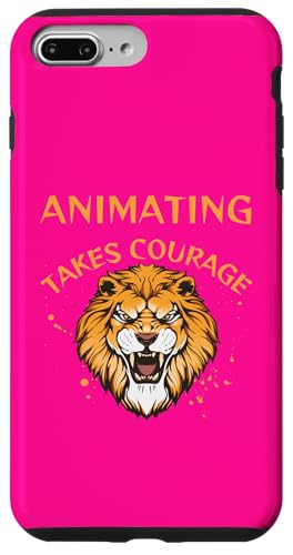 Animierendes Design, animieren nimmt Mut, Löwe Hülle für iPhone 7 Plus/8 Plus Animierendes Design, animieren nimmt Mut, Löwe Hülle für iPhone 7 Plus/8 Plus von Animating Stuff