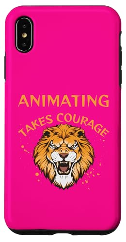 Animierendes Design, animieren nimmt Mut, Löwe Hülle für iPhone XS Max Animierendes Design, animieren nimmt Mut, Löwe Hülle für iPhone XS Max von Animating Stuff