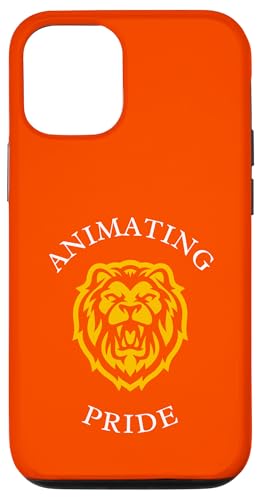 Animierendes Design, animierender Stolz, Löwe Hülle für iPhone 12/12 Pro von Animating Stuff