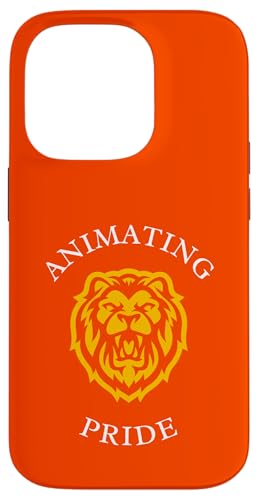 Animierendes Design, animierender Stolz, Löwe Hülle für iPhone 14 Pro von Animating Stuff