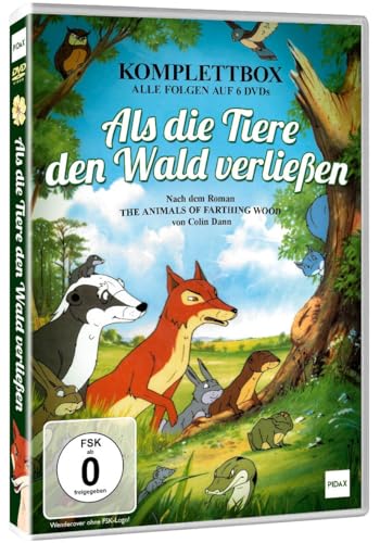Als die Tiere den Wald verließen - Remastered Komplettbox - Die Kult/Animationsserie nach dem Roman von Colin Dann - OT: The animals of farthing wood [6 DVDs] von Animation Movies