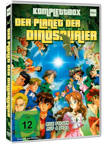 Der Planet der Dinosaurier - Die komplette 39 teilige Zeichentrickserie (frei nach dem Roman: Zwei Jahre Ferien von Jules Verne) (Pidax Animation) [6 DVDs] von Animation Movies