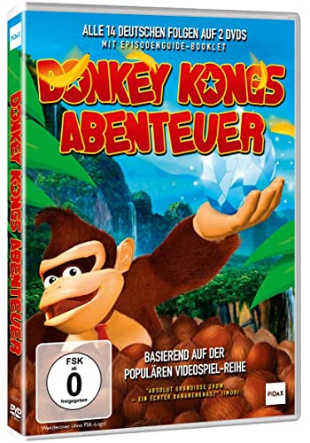 Donkey Kong`s Abenteuer (OT: Donkey Kong Country) Basierend auf dem populären Videospiel - Alle 14 deutsch synchronisierten Folgen der preisgekrönten Kultserie mit Episodenguide[2 DVDs] von Animation Movies