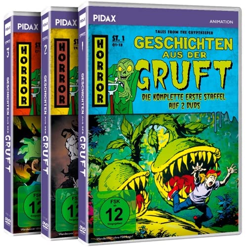 Geschichten aus der Gruft (Tales from the Cryptkeeper) - Komplette 90er Horror-Zeichentrick-Serie auf 6 DVDs - Gesamtedition der Anthologieserie mit allen Staffeln auf Deutsch (Pidax Animation) von Animation Movies (Pidax Animation)