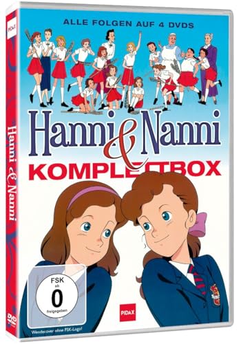 Hanni und Nanni - Komplette Anime / Zeichentrick Serie mit 26 Folgen - Pidax Animation - Slice of Life - Comedy [4 DVDs] von Animation Movies (Pidax Animation)